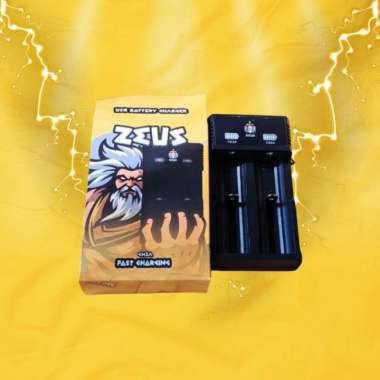 Zeus USB Battery Charger 2 Slot Battery Charger / Charger Zeus Fast Charging USB