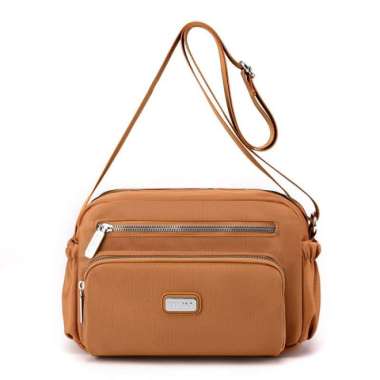 Chibao - Tas CHIBAO 5903 original tas selempang wanita kanvas waterpro - Hitam bata