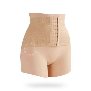 WIMIU Korset Celana Seamless Kait Pelangsing Perut Buncit High Waist Body Shaper Tummy Control Slimm