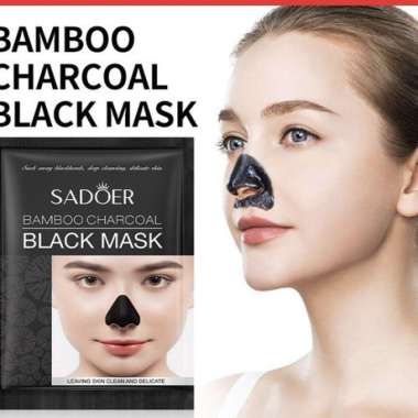 Black mask sadoer masker hidung penghilang komedo