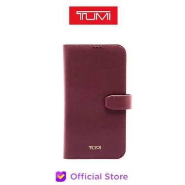 T U M I iPhone 14 Pro Mobile Accessory Folio WalletCase - Beetrot