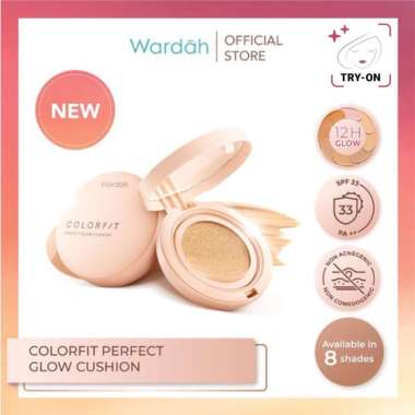 WARDAH COLORFIT PERFECT GLOW CUSHION SPF 33 PA+++ 15 GR 42N Neutral Sand