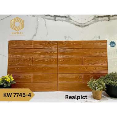 Kawaii Wallpaper - Wallpaper Dinding 3D Motif Kayu / wallpaper 3D Foam 70cm x 70cm tebal 4mm High Qu