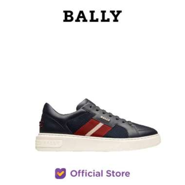 BALLY Melys Leather Sneakers - Navy