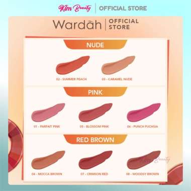 Wardah Colorfit Ultralight Matte Lipstick 02 Summer Peach