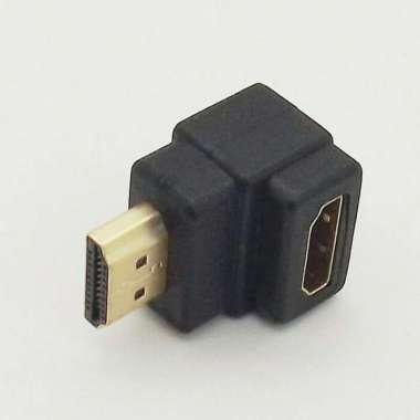 GENDER HDMI MALE TO FEMALE L Siku L connector konektor L Shape
