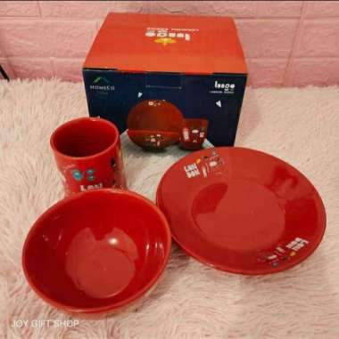 Piring Keramik Set Tebal Hadiah Souvenir Kado london