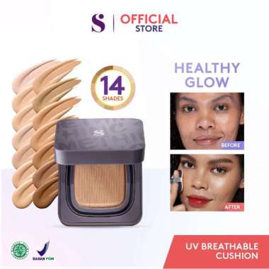 SOMETHINC COPY PASTE BREATHABLE MESH CUSHION SPF 33 PA++ (Halal Certified) -Cushion Glowing Butter