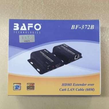 BAFO HDMI Extender Via UTP 60 Meter BF-372B HDMI EXTENDER 60M