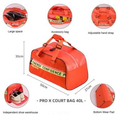 HEAD New PRO X Hand Bag Court Duffle Bag LXL FONL Tennis Bag - Tas Aksesoris Perlengkapan Tenis