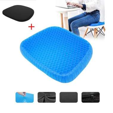 BANTAL DUDUK SILIKON SUPER EMPUK / ALAS DUDUK GEL MOBIL KURSI LANTAI !