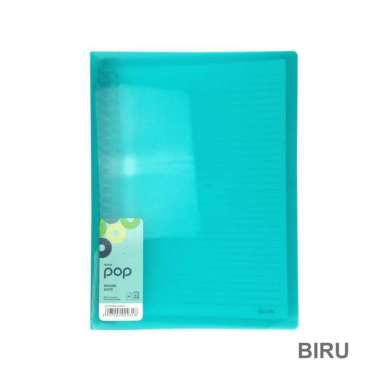 Binder Note Ring Binder isi Kertas dan Pocket PP Daiichi Popular DPO Biru - B5
