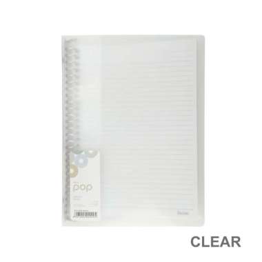 Binder Note Ring Binder isi Kertas dan Pocket PP Daiichi Popular DPO Putih - B5