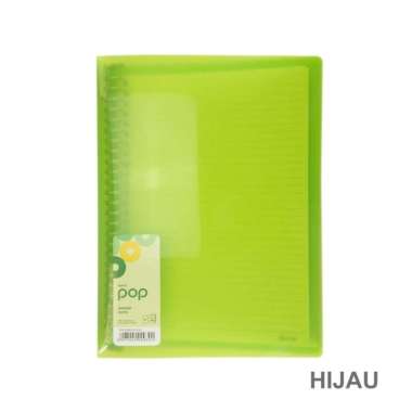 Binder Note Ring Binder isi Kertas dan Pocket PP Daiichi Popular DPO Hijau - B5