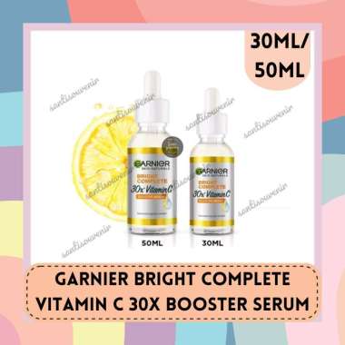 Garnier Bright Complete Vitamin C 30x Booster Serum - 30 ml / 50 ml 50mL kemasanbaru