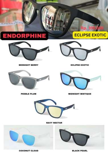 RUNNING ADDICT Endorphine Kacamata Polarized UV400 Original BlackPearl