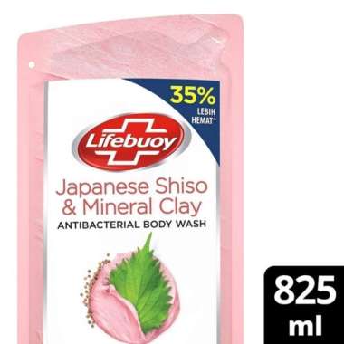 Promo Harga Lifebuoy Body Wash Japanese Shiso & Mineral Clay 900 ml - Blibli