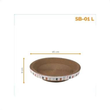 Goto Claws Papan Garukan Kucing Scratch Board Cakaran Hewan Peliharaan SB01 L