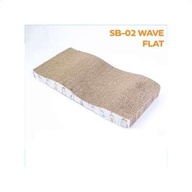 Goto Claws Papan Garukan Kucing Scratch Board Cakaran Hewan Peliharaan SB02 FLAT WAVE