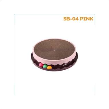 Goto Claws Papan Garukan Kucing Scratch Board Cakaran Hewan Peliharaan SB04 PINK