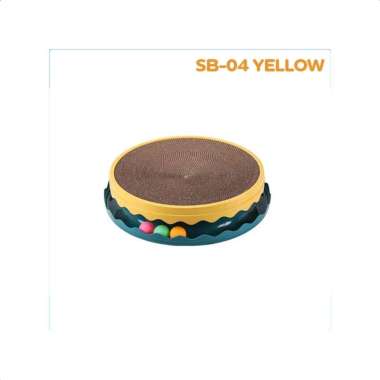 Goto Claws Papan Garukan Kucing Scratch Board Cakaran Hewan Peliharaan SB04 YELLOW