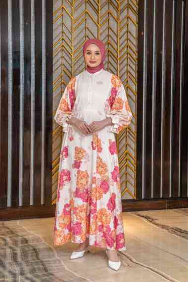 Klamby - Kalliste Dress Mango Punch L