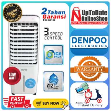 AIR COOLER DENPOO AR-1108 AR1108 AR 1108 PENYEJUK RUANGAN LOW WATT 12L DENPOO AIR COOLER