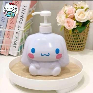 Botol Pump Sabun Cair Karakter 3D Sanrio Botol Pompa Kuromi Bottle Dispenser Sabun Cinnamoroll Soap 