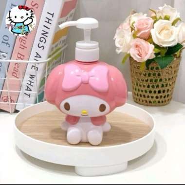 Botol Pump Sabun Cair Karakter 3D Sanrio Botol Pompa Kuromi Bottle Dispenser Sabun Cinnamoroll Soap 