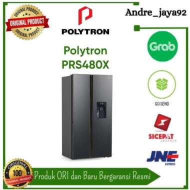 Kulkas Side By Side 2 Pintu Polytron PRS-480