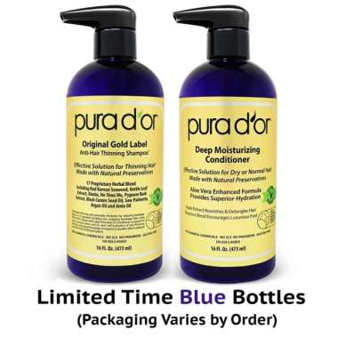 [ USA] Pura D Or Gold Label Shampoo Conditioner D'or