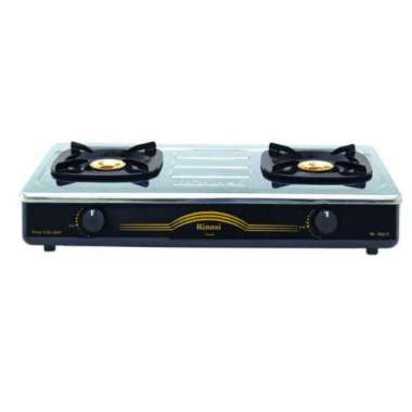 KOMPOR GAS RINNAI 2 TUNGKU 602E / RINNAI RI-602E STAINLESS AWET MURAH GARANSI RESMI