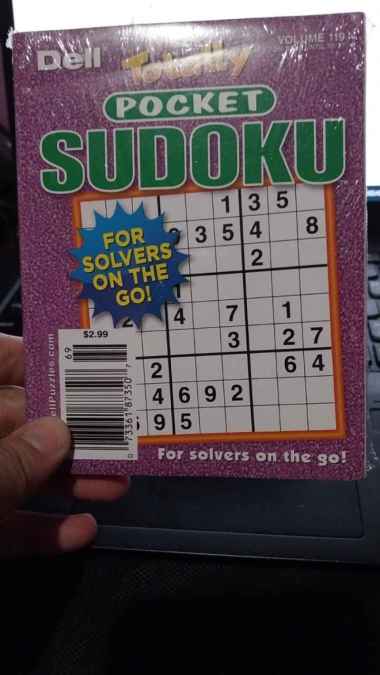 BUKU IMPORT SUDOKU (TOP CHOICE/POCKET SUDOKU/POCKET PUXZLE) totally sudoku1