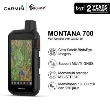 Garmin Montana 700 SEA GPS Handheld Hiking Touch Screen Waterproof TAM