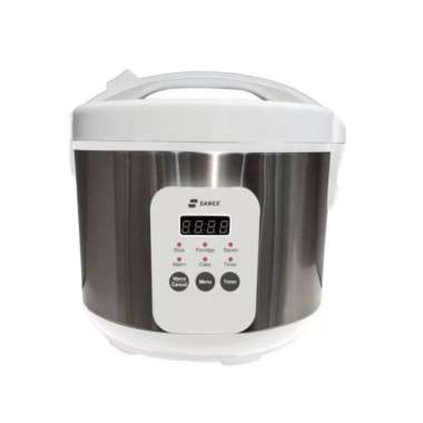 Sanex Rice Cooker Digital Stainless Steel / Penanak Nasi / Magic com SMC6181D Kapasitas 1.8 Liter PU
