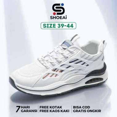SHOEAI Gusion Sepatu Kasual Sneakers Pria Olahraga 39 HIJAU