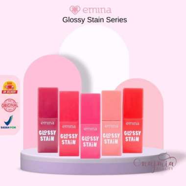 Emina Glossy Stain Lip Tint Glossy Finish 01-auntumbell