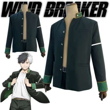 Jaket Jas Wind Breaker Premium Anime Manga Wind Breaker Bofurin XL