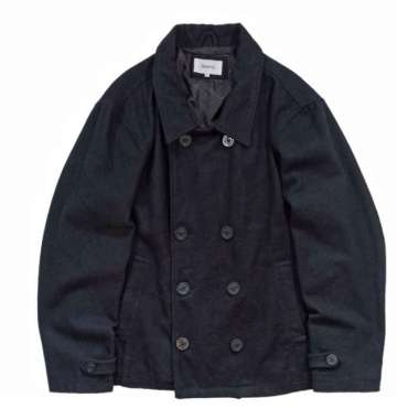 USN wool peacoat double breasted jaket musim semi
