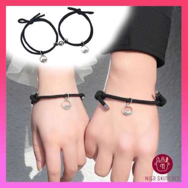 Gelang Couple Tali Isi 2 Magnet Attract Persahabatan Tangan Wanita Bracelet AF0248