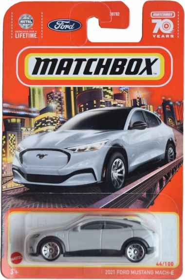 Matchbox / Match Box 2021 Ford Mustang Mach E, Putih