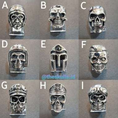 PROMO CINCIN TENGKORAK SKULLRING TITANIUM - PART 11