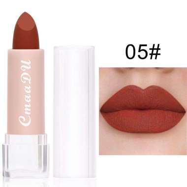 CMAADU Matte Lipstick Waterproof Lipstik Bibir 05