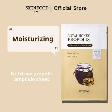 SKINFOOD Sheet Mask Variant (Royal Honey Propolis/Pantothenic/Carrot) Royal Honey