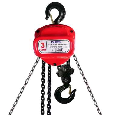 CHAIN BLOCK DUTEC 3 TON X 3 METER | KATROL 3 TON X 3 METER | TAKEL 3 TON X 3 METER