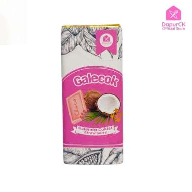 Galecok Mini Galendo Coklat Oleh oleh khas Ciamis by DapurCK Strawberry