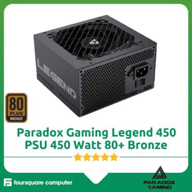 Paradox Gaming Legend PSU 450 Watt 80 Plus Bronze | PSU 450W