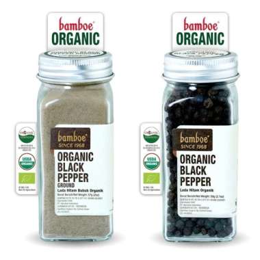 BAMBOE BUBUK BIJI LADA HITAM ORGANIK |34 ORGANIC BLACK PEPPER Bubuk
