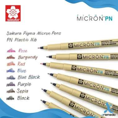 Drawing Pen Sakura Pigma Micron PN Pigment Ink Pulpen Gambar BLUE