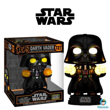 Funko POP! Star Wars: Halloween - Darth Vader (Lights Up) Super Sized 6 #727